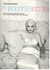 MADONNA SECRET SHEET MUSIC PIANO/VOCAL/GUITAR/CHORDS VERY RARE BRAND NEW ON SALE