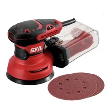 Skil SR211601 5 Random Orbital Sander w/ Cyclonic Dust Box & 3pc Sanding Sheet