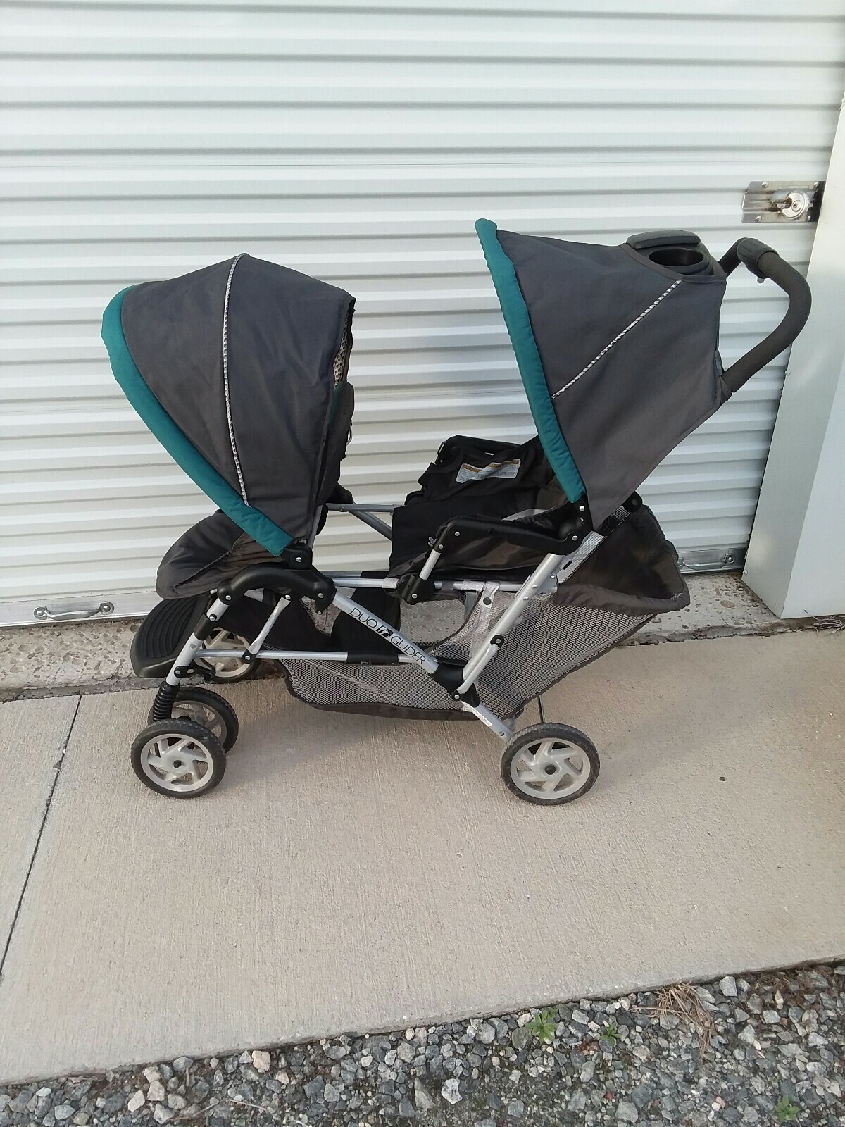 how to open graco duoglider double stroller