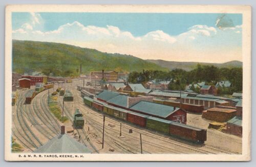 B&M Boston & Maine Eisenbahnhöfe Keene New Hampshire UNP - Bild 1 von 2