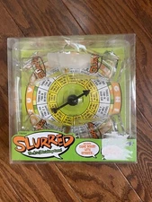ICUP Party Hard “ Slurred” A-Z Drinking Game Game Board W/Spinner 4 Shot Glasses