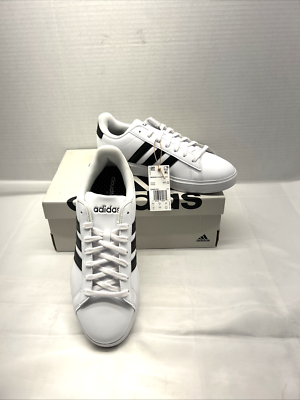 Size 10 - adidas Grand Court 2.0 White Black for sale online  display picture 1
