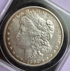 💥1891 Morgan Silver Dollar~BU With Awesome Color💥