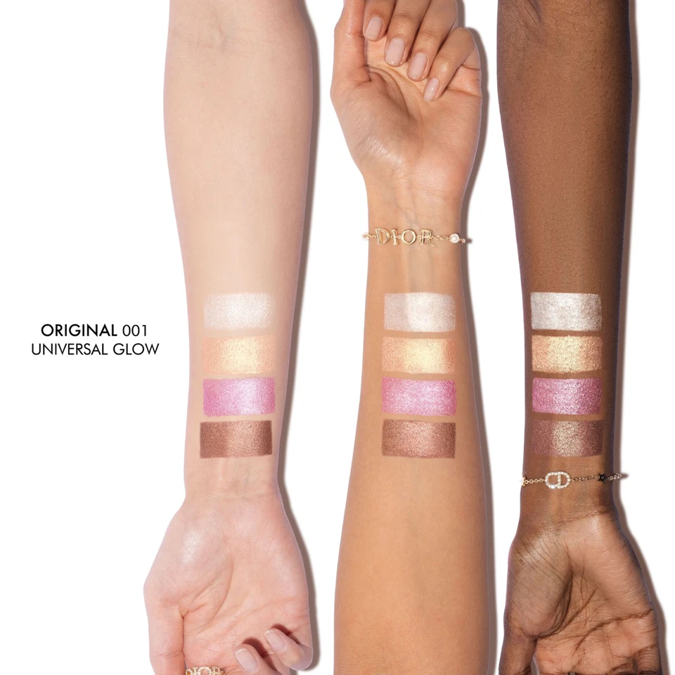 Dior Backstage Glow Face Highlighter Palette #001 Universal #004 Rose Gold - Image 2 of 4