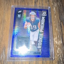 Panini Donruss Optic Will Shipley Rookie Phenom Blue Hyper RPB-WSY Eagles