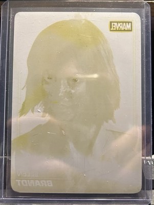 Super Rare! 2025 Topps Marvel Studios 1/1 Printing Plate Of Ellen Brandt