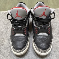 Preowned Air Jordan 3 Retro Black Cement 10.5...