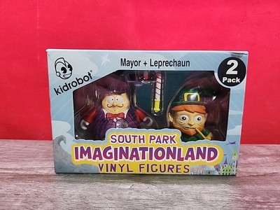 South Park 3'' Vinyl Figure Imagination Land 2 Pack Mayor and Leprechaun Kidrobot