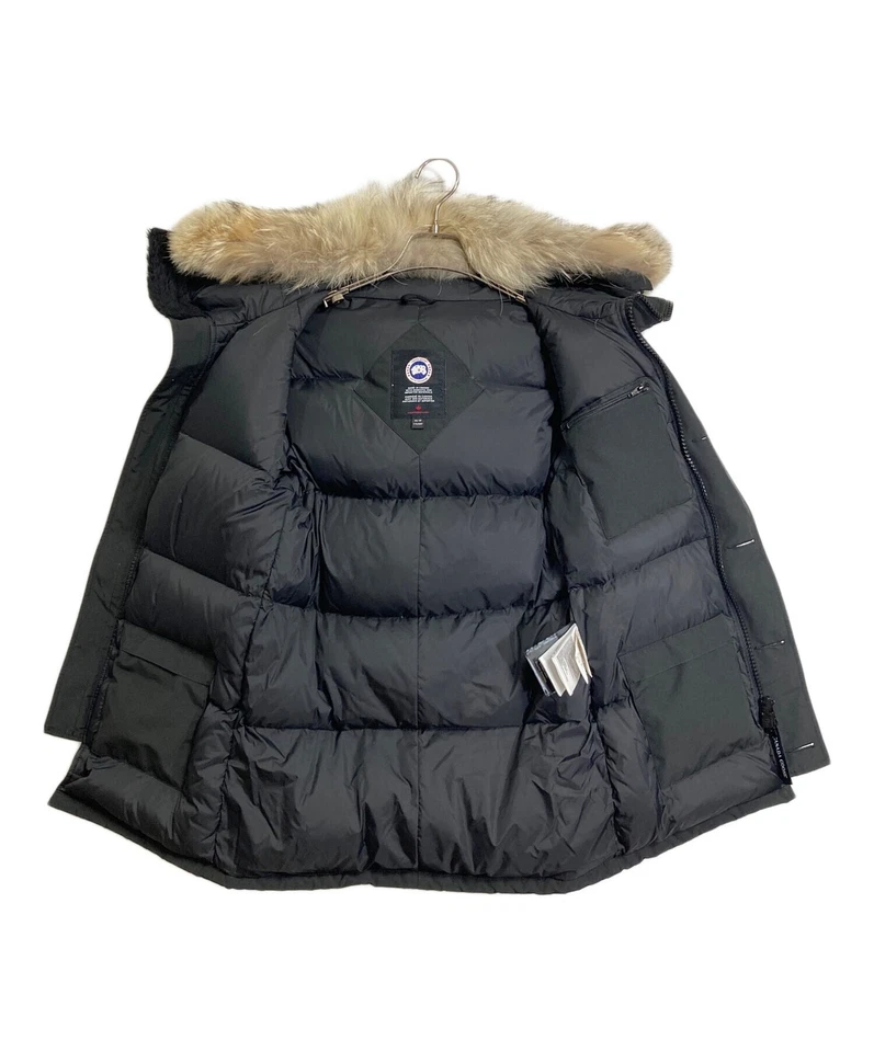 CANADA GOOSE Jasper Coyote Fur Down Jacket Size: XS Black Men 3438JM - Image 4 of 4