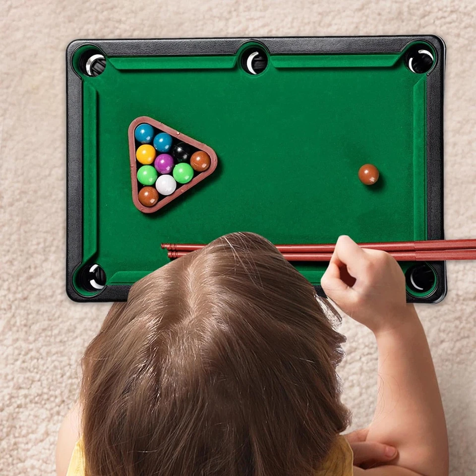 Billardtisch, Billardtisch, tragbar, Billardtisch, kreatives Mini-Billardspielze - Bild 3 von 4