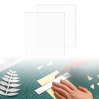 2 Acryl-Stanzplatten, Schneidematte, Standard, Transparent, Unverzichtbar,