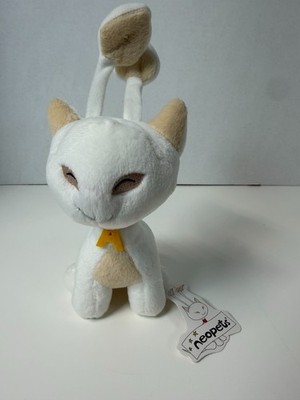 Vintage 2002 Neopets White Aisha 8.5in Plush Limited Edition With Tags