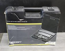 EVERCRAFT 57 Piece 3/8" DR. SOCKET SAE  & METRIC SOCKET SET 774-0130 NEW
