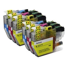 6 C/M/Y Ink Cartridges for replace Brother LC3217C, LC3217M, LC3217Y Compatible