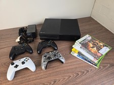 Xbox One Console Bundle 4 Untested Controllers 5 Games Job Lot