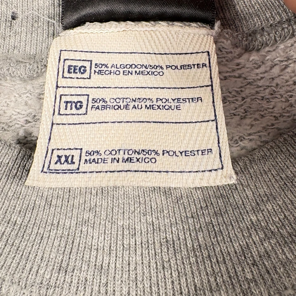 Sudadera De Colección Minnesota Vikings Para Hombres 2XL Gris Jugador Profesional Fútbol NFL NFC Foto 4 de 4