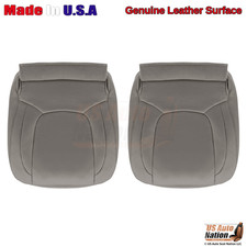 2004-2005 For Dodge Ram 3500 Laramie Slt Leather Suede Front Bottom Covers Tan