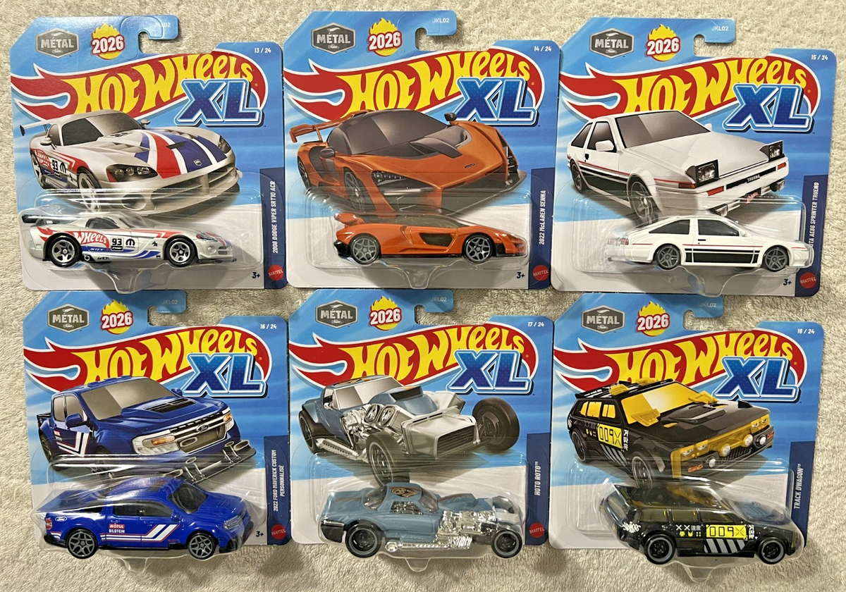 2026 HOT WHEELS XL WAVE 3 COMPLETE SET OF 6 **NEW** | eBay