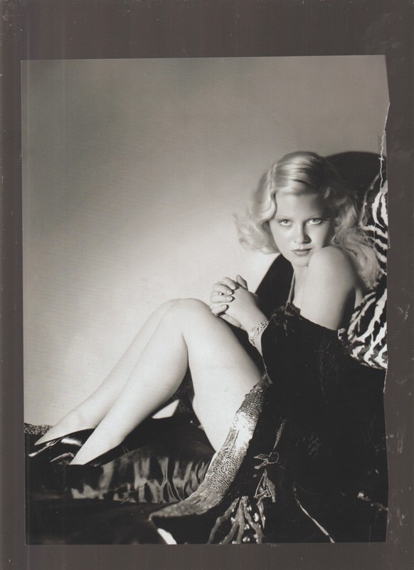 8X10- B&W-BOOK/MAG/PAPER PHOTO OF-MARY CARLISLE--SIDE-1-DOLPH L & ??? -SIDE-2