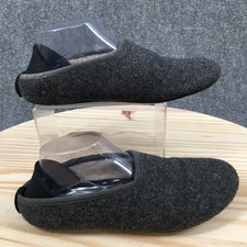 Mahabis Classic Slippers Womens 40 Slip On Comfort Low Top Round Toe Wool Gray