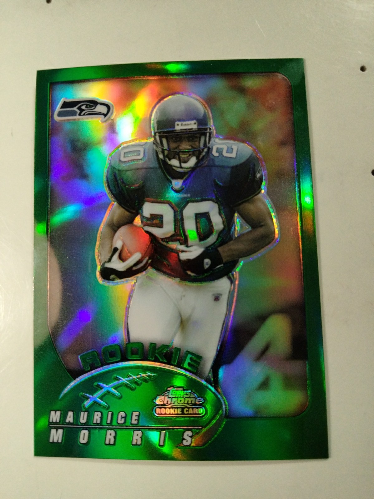 Maurice Morris Topps Chrome #191 Refractor