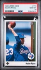 Nolan Ryan PSA 10 GEM MINT 1989 Upper Deck #774 Throwing Football Rangers