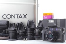 [TOP MINT] Contax G2 fotocamera pellicola telemetro nero 28,35-70,45,90 mm 200 GIAPPONE