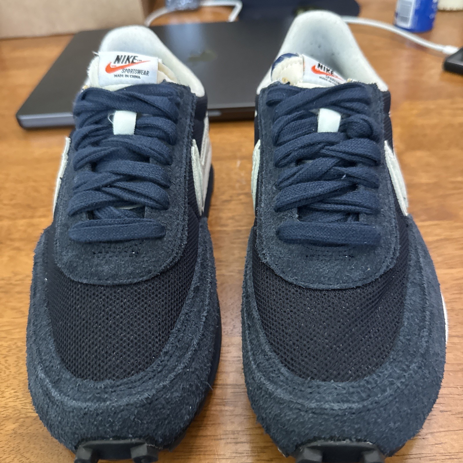 SACAI X NIKE Taglia 8 Nike LDV Waffle x Fragment Design x sacai Low Blackened Blu