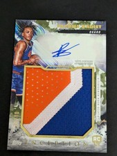 Pacome Dadiet - 2024-25 Topps Inception- Rookie Jumbo Patch Auto 3/10 Knicks