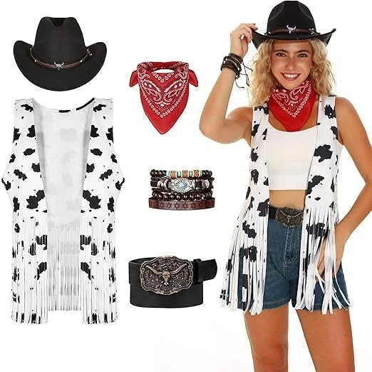 Atosa - 18323 - Costume - Déguisement De Cowgirl - Adulte - Taille 2
