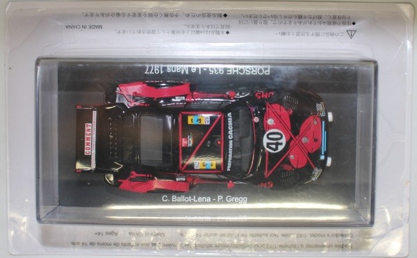 1/43 Le Mans 24 Hours Race Car Collection Porsche 935 (1977