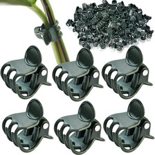 Accencyc 100 Pcs Plant Clips Orchid Clips Plants Orchid Support Clips Flower Vin