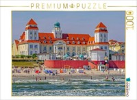 Calvendo Puzzle Traditional Kurhaus Binz | 1000 Pieces, Finished Size 25.2 × 18.
