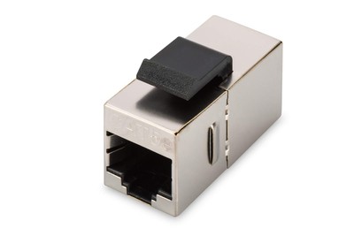DIGITUS Keystone Coupling Cat 5e Shielded - 2x RJ45 jack - 100 MHz 1GBase-T Clas