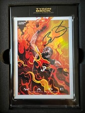 2025 Tyson Beck x DWYANE WADE Wildfire Rainbow Foil On Card Auto Autograph 21/25