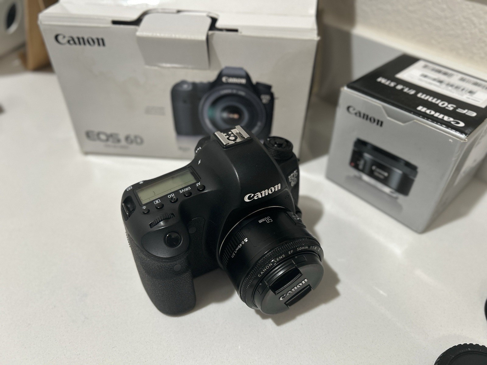 Canon 6D With 50mm Lens F/1.8 Lens