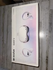 Oculus Quest 2 White Plastic Standalone VR Headset with Controllers, VR System