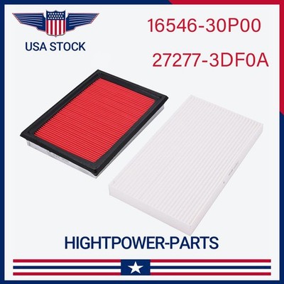 Engine Air Filter & Cabin Air Filter For Nissan Sentra 2013-2019 Juke 2011-2017