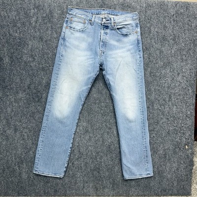 Levi's 501 straight leg buttonfly jeans men's size 32 32x30 faded