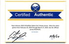 NHL Adidas 2023-24 Buffalo Sabres Game Worn Home Jersey Ryan Johnson 56 — photo 3