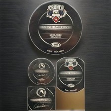 SYRACUSE CRUNCH OFFICIAL AHL GAME PUCK INGLASCO MFG. MADE IN CANADA