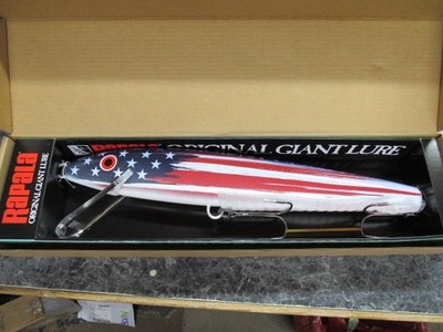 Rapala Giant Rapala Fishing Lure In USA Flag/ RW&B RGL-US w/ Original Boxes  | eBay