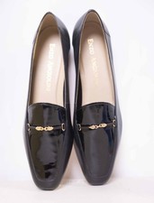 Enzo Angiolini Y-LangellA3 Vintage Patent Softique Leather Loafers Womens 10M