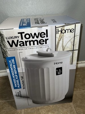 iHome 20L Towel Warmer Bucket Luxury Spa Heater Aromatherapy Large Bathroom 19 