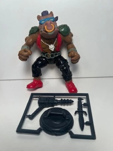 Vintage 1988 TMNT Bebop action figure complere