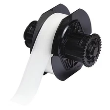 Brady B30c-1125-403-Wt Printer Label, White, Labels/Roll: Continuous