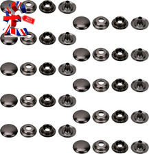 15Mm Large Press Studs Heavy Duty Iron Four Parts Snap Fasteners for Leathercraf