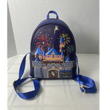 Loungefly Disney Tinker Bell Mickey Mouse Sleeping Beauty Castle Mini Backpack