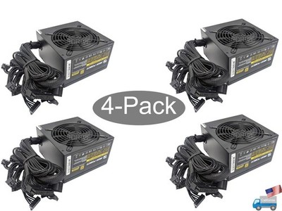 Lot 4: HIGH POWER  HP1-J600GD-F12S 600W 80+ Gold ATX12V Gaming PC Power Supply