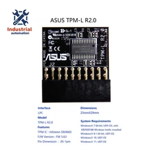 NUOVO ASUS TPM-L R2.0 modulo TPM (20 pin 20-1) piattaforma affidabile spedizione gratuita